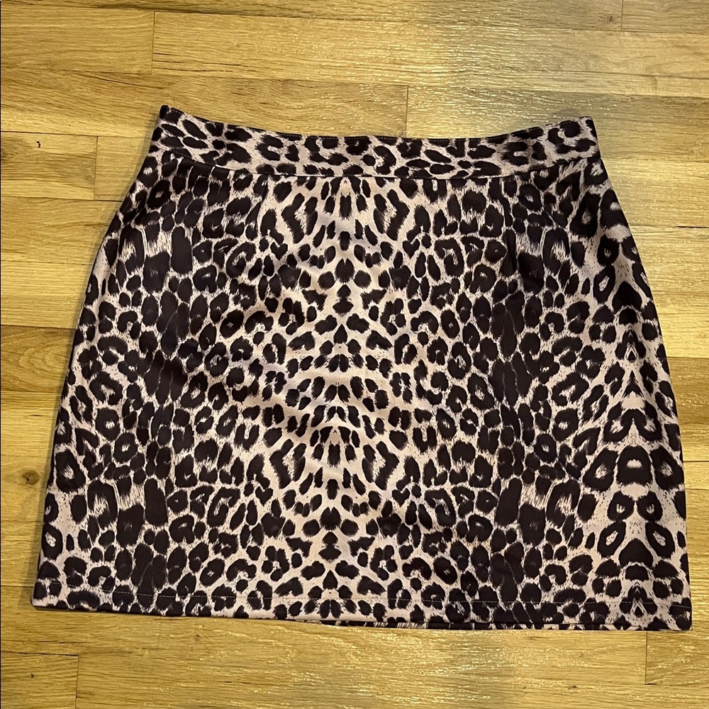 Leopard Print Women's Skirt